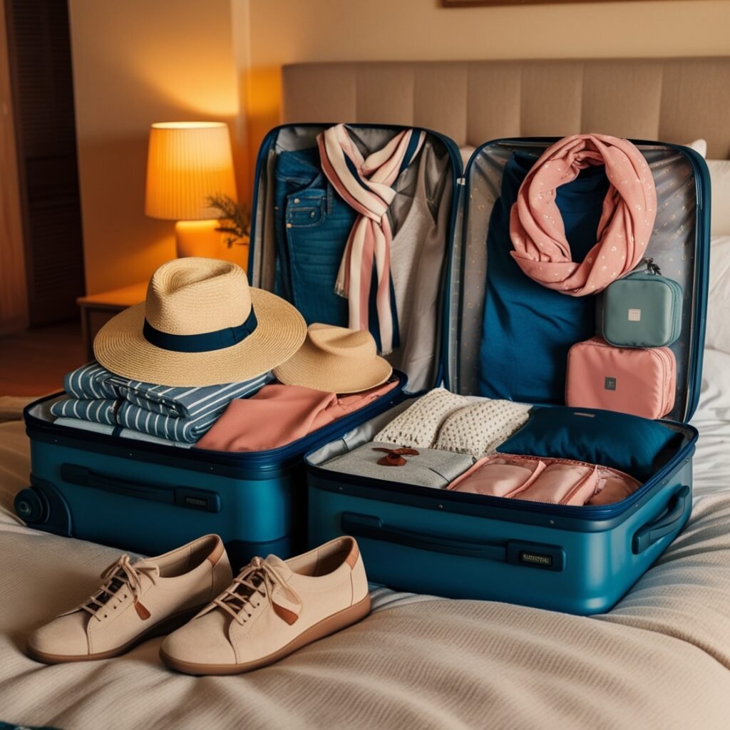Leonardo_Phoenix_09_A_neatly_packed_suitcase_with_versatile_tr_2-1024x1024 The Ultimate Travel Checklist: Must-Have Essentials for Every Trip